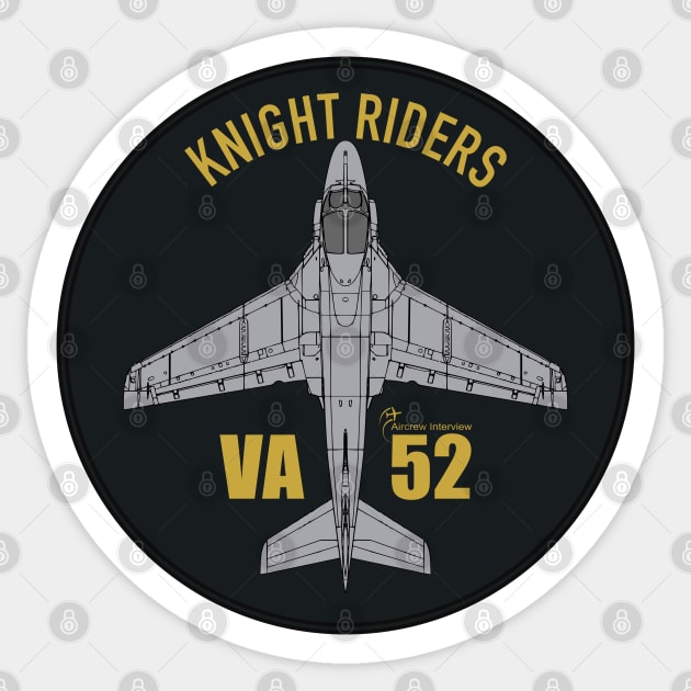 A-6 Intruder Sticker by Aircrew Interview
